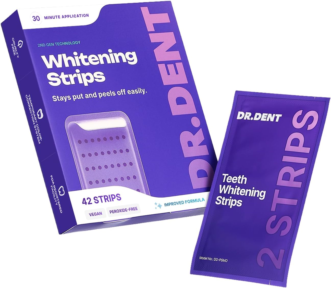 DrDent Purple Whitening Strips