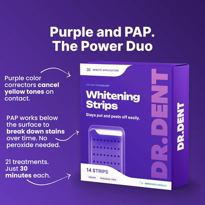 DrDent Purple Whitening Strips