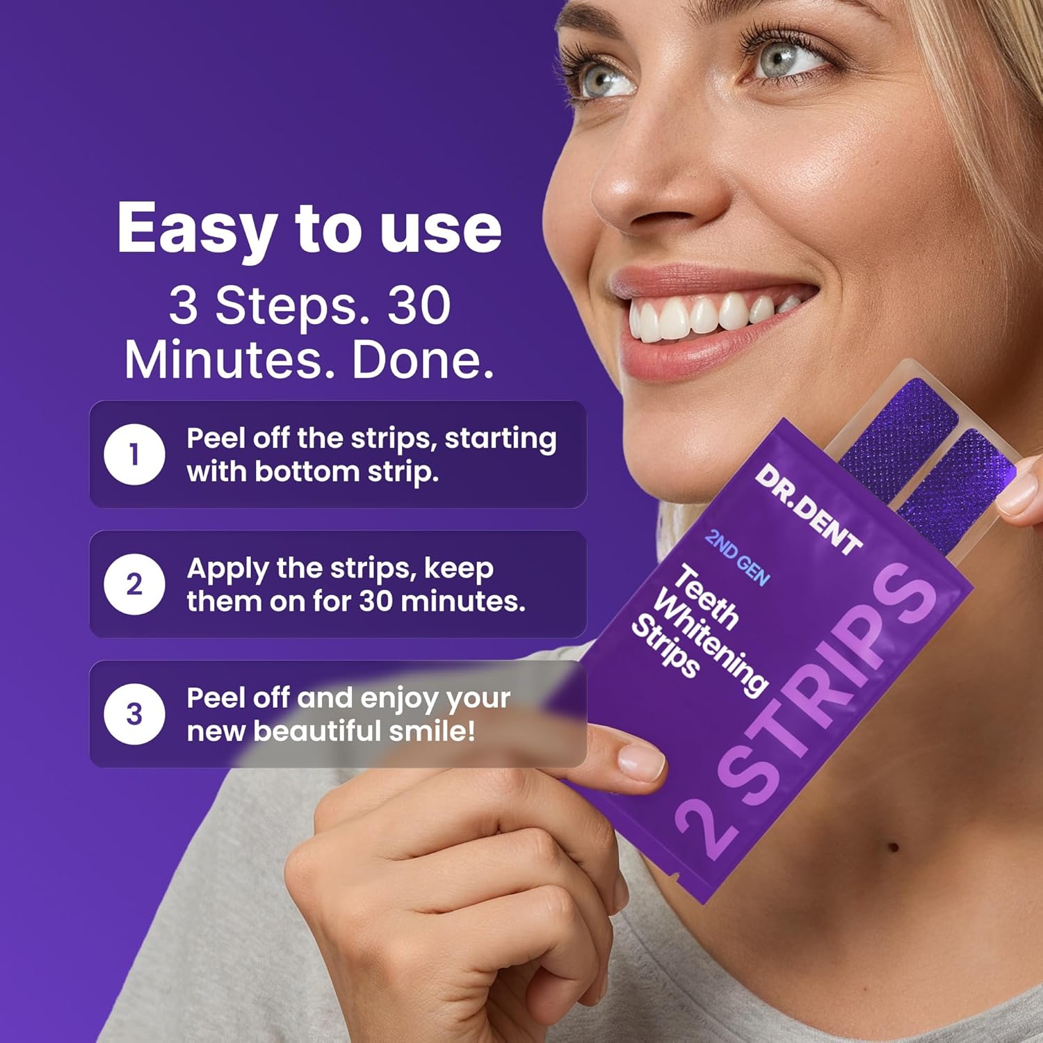 DrDent Purple Whitening Strips